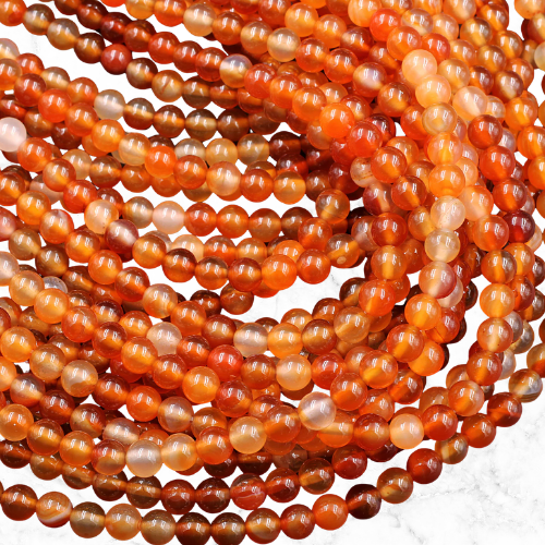 Carnelian Gemstone Beads