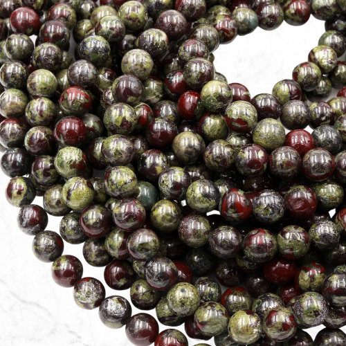 Dragon Blood Gemstone Beads