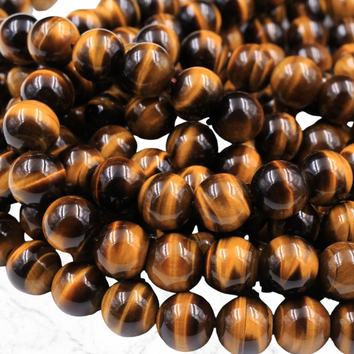 tiger eye rosary beads