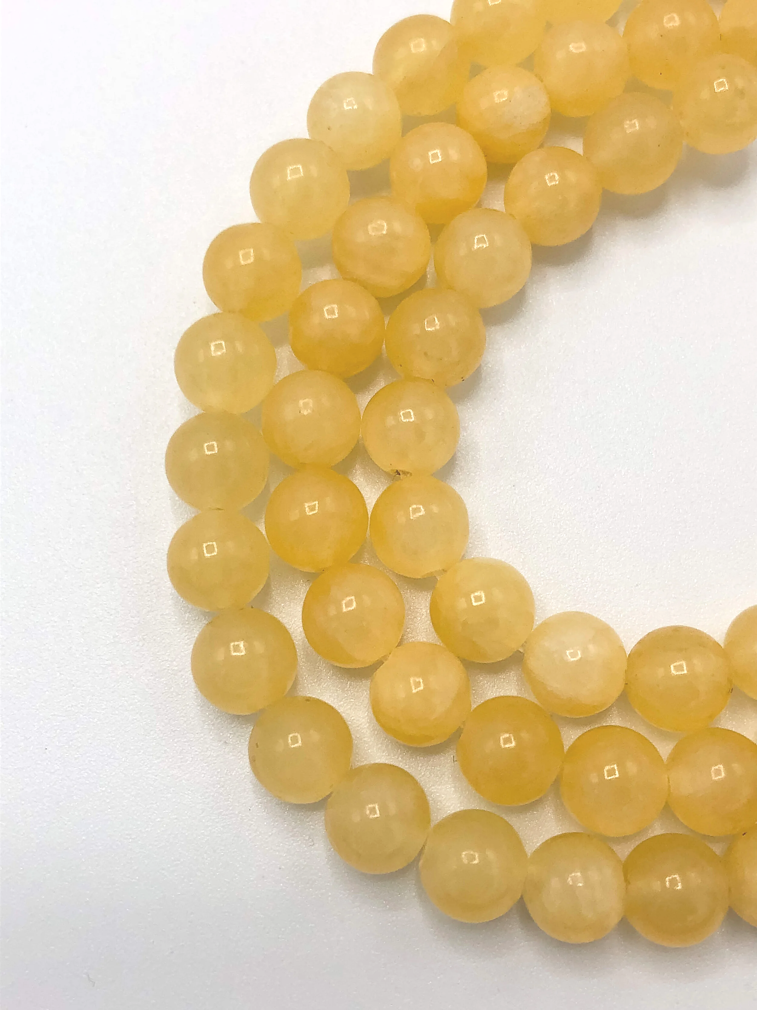 honey jade gemstone rosary beads