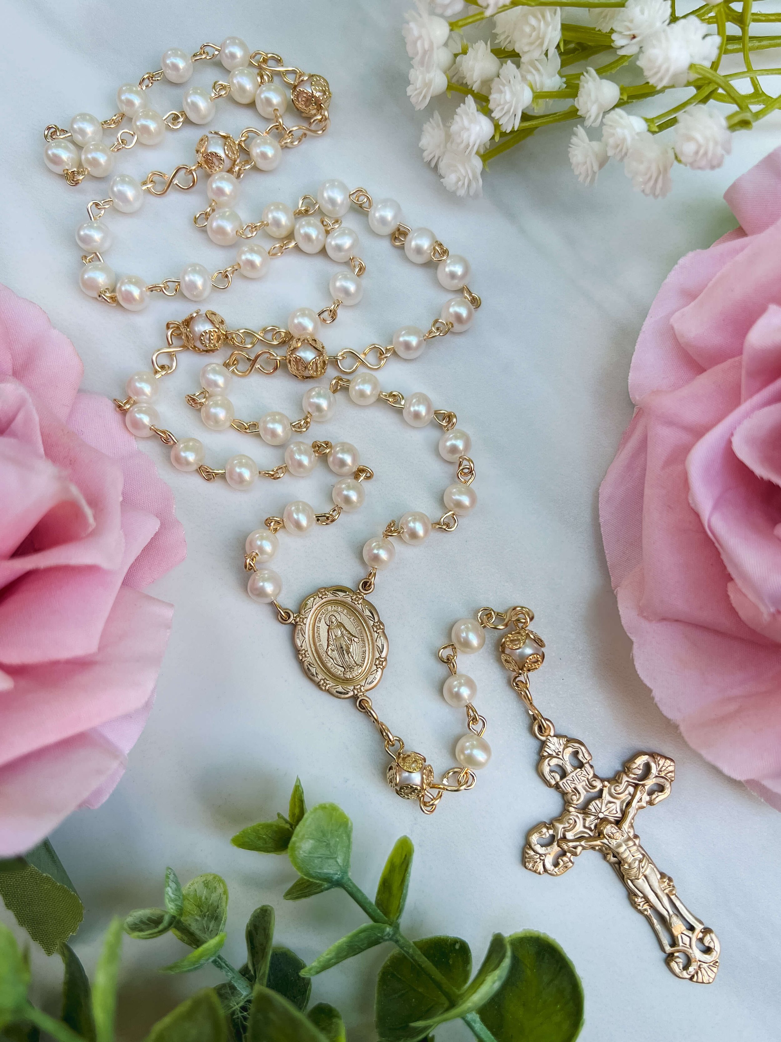 Freshwater Pearl Rosary