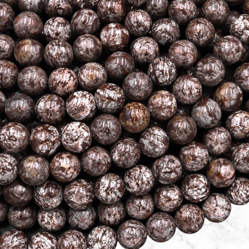 Chocolate Snowflake Obisidian