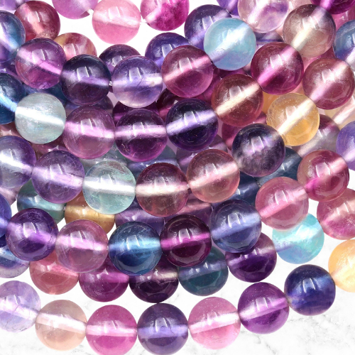 Rainbow Fluorite Beads