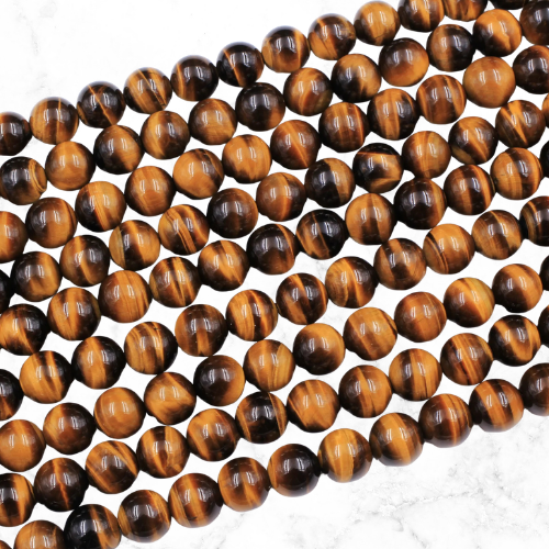 tiger eye rosary beads