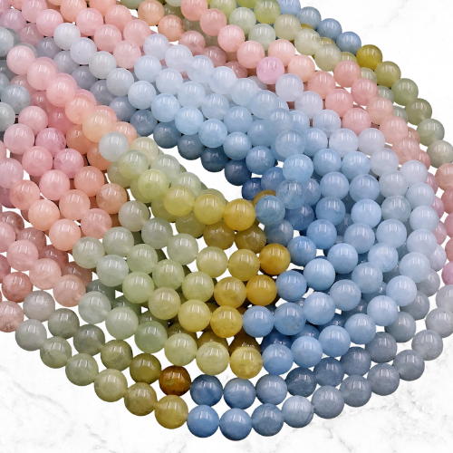 Morganite Gemstone Beads