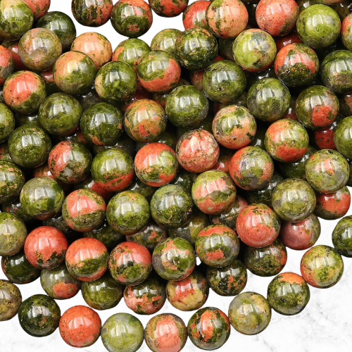 Unakite Gemstone Beads