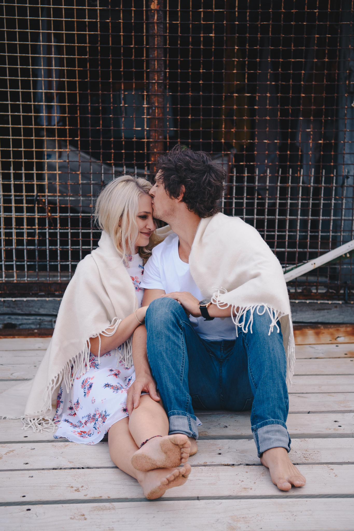 fun engagement session on the beach in Southern NSW