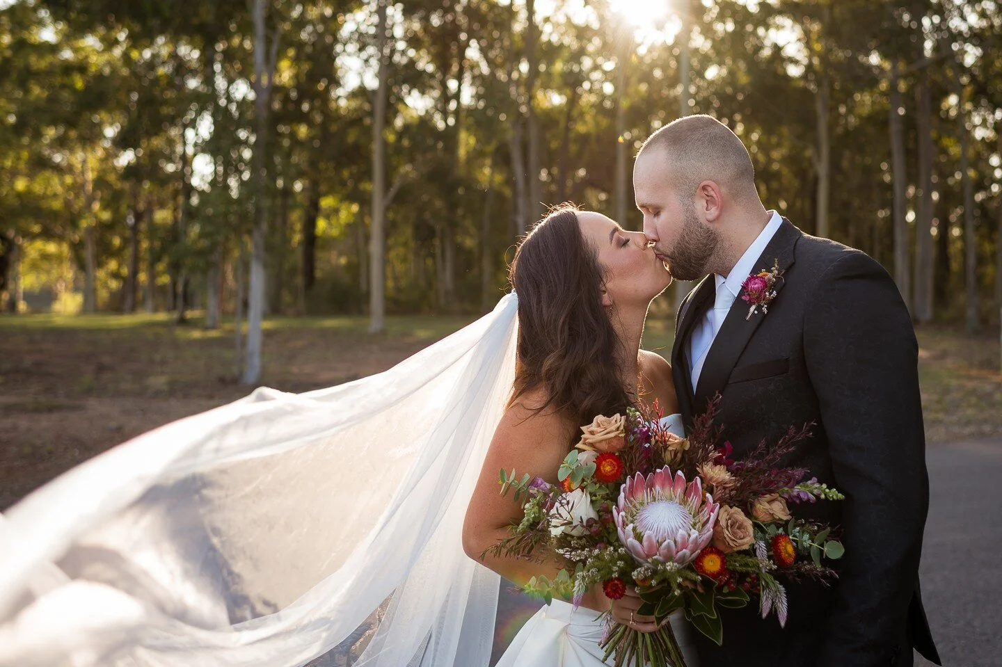 Mikaela &amp; George ❤️

Married last month @pepperscreek_barrelroom on a very hot autumns day with the most gorgeous of sunsets.

#justmarried #goldenhour #husbandandwife #pepperscreek #pepperscreekchapel #pepperscreekbarrelroom #huntervalleywedding