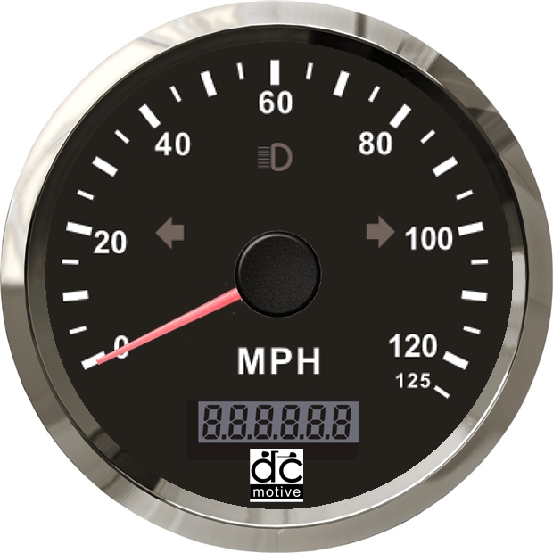 DCM GPS Speedometer / Speedometer-Tachometer — dc motive