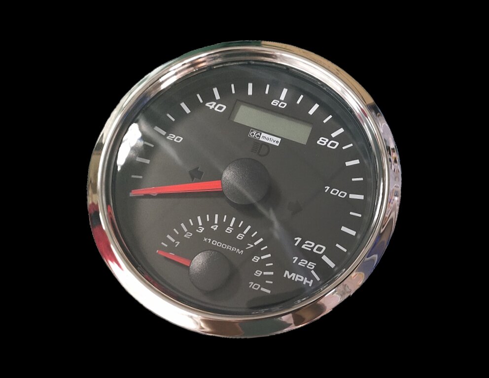DCM GPS Speedometer / Speedometer-Tachometer — dc motive