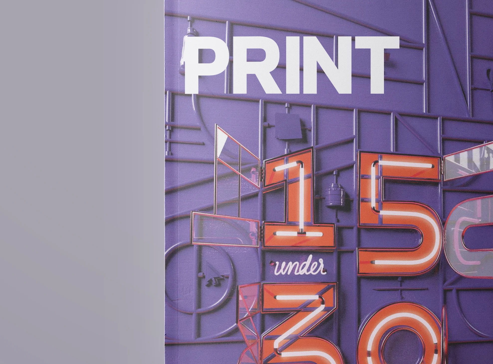 I'm honoured to be named as one of Print Magazine's 15 New Visual Artist under 30 and was asked to create a cover for the issue. My cover is a window that invites people to peek into the work and playground of this year's new visual designers.