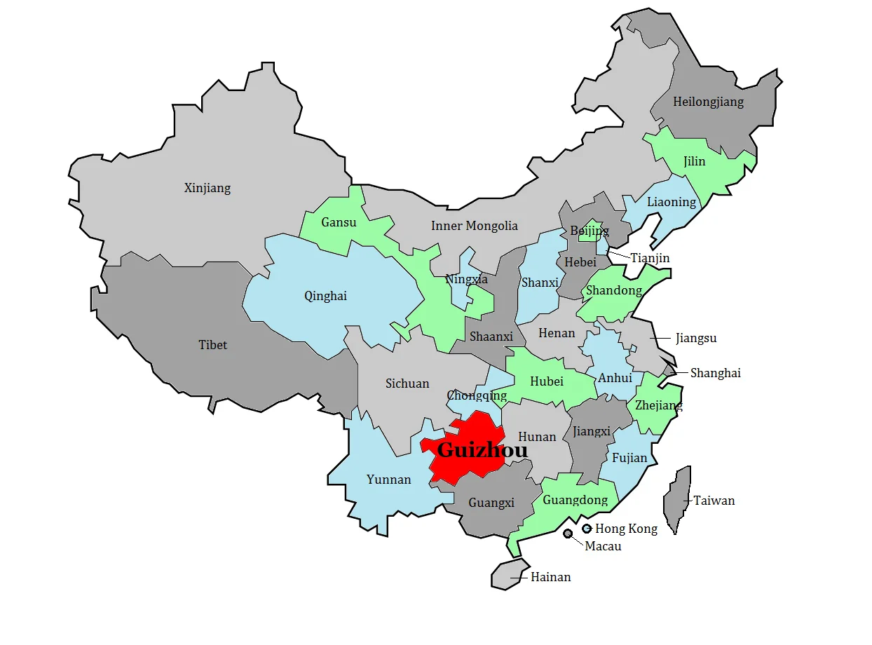 Guizhou Province China, map.jpg