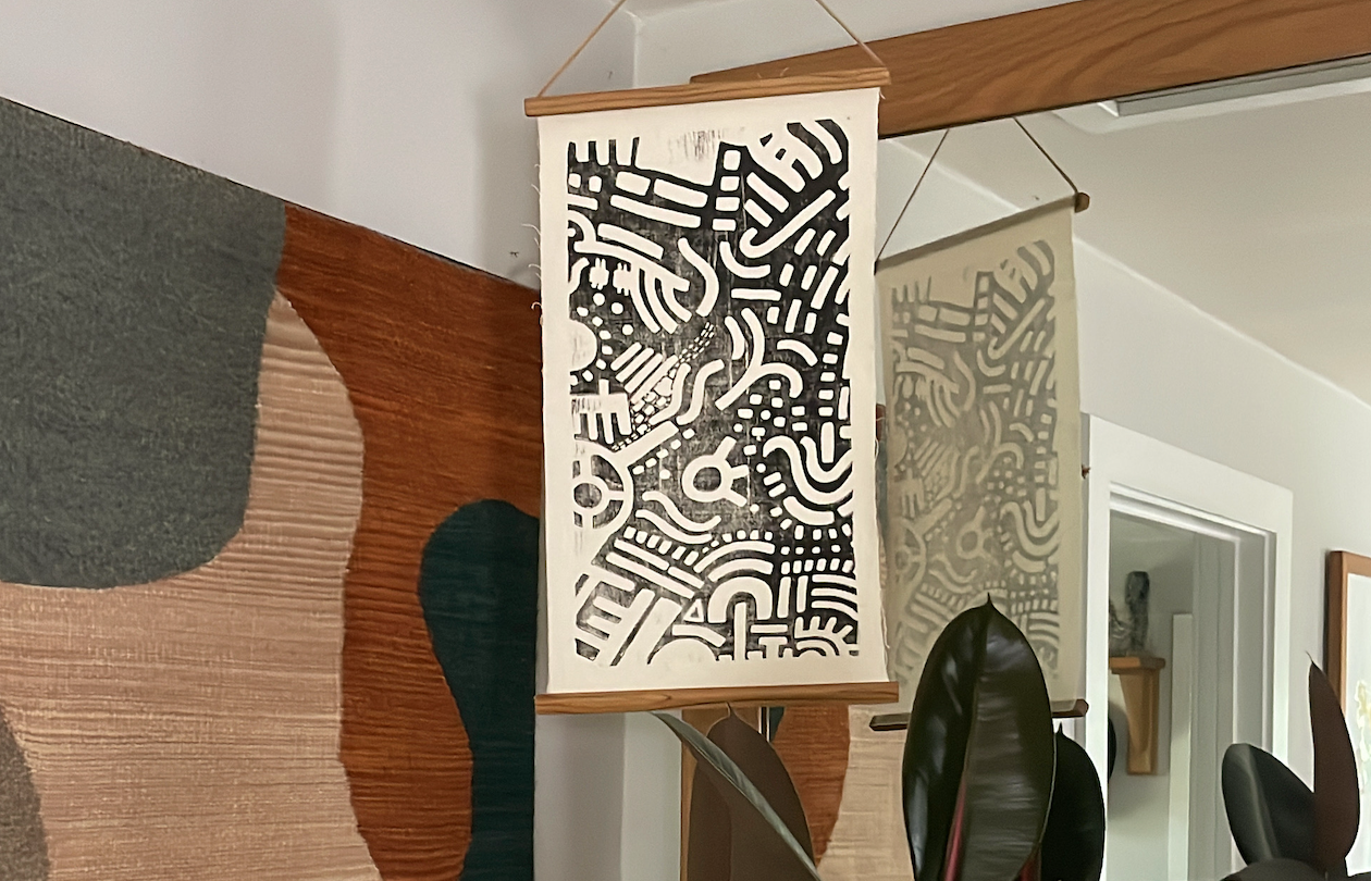 Hanging Wood Print Art