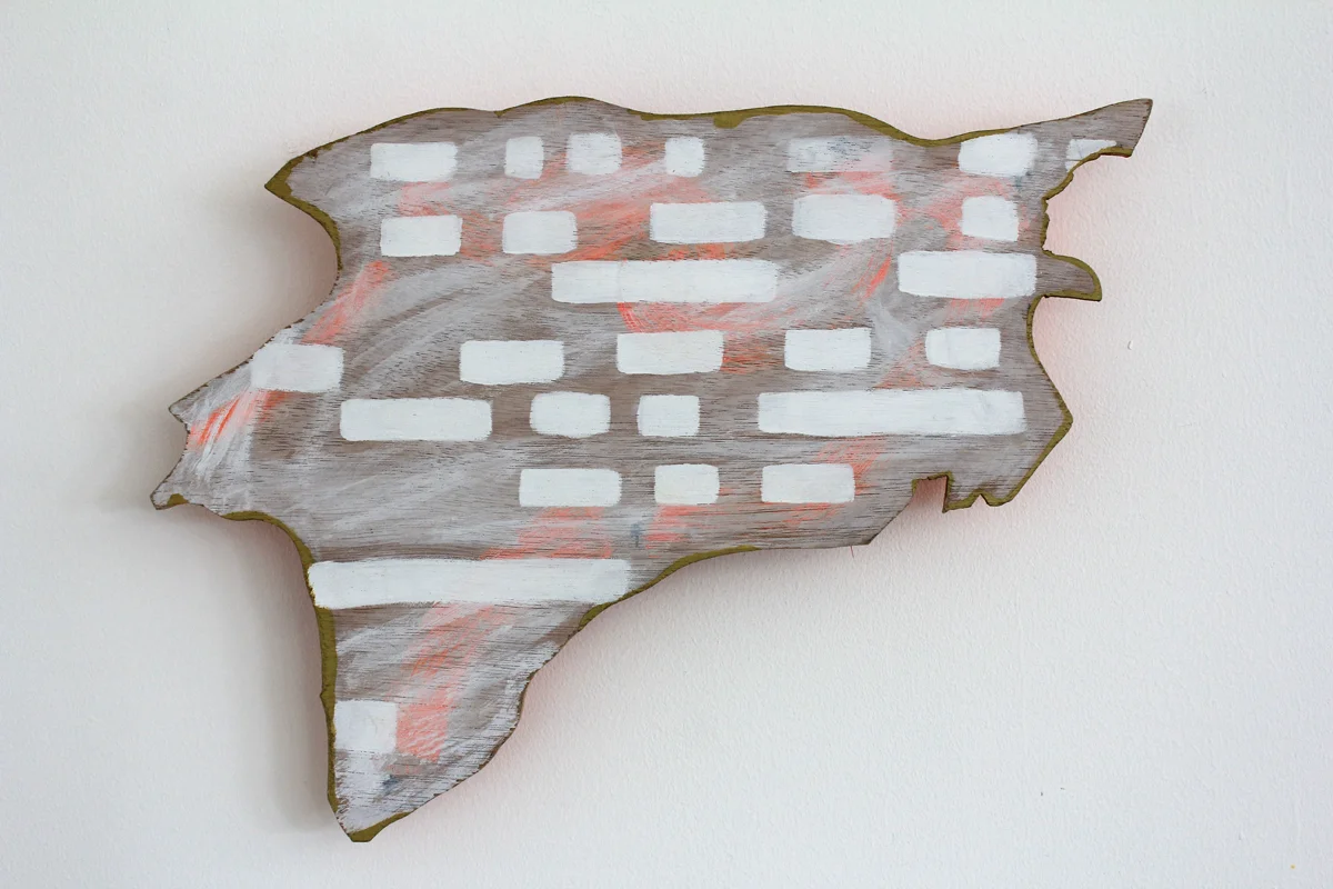 2018, Acrylic paint on wood,