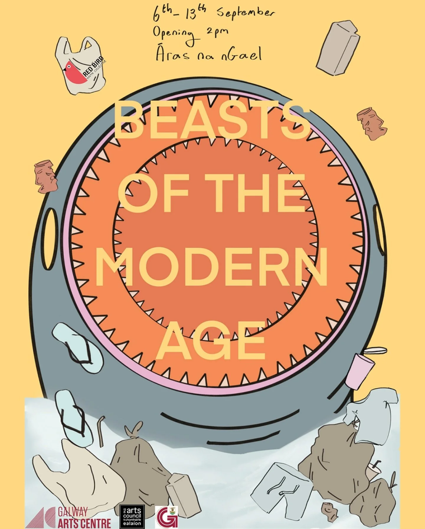 I have had an amazing year working with Red Bird Youth Collective to present
BEASTS OF THE MODERN AGE
Exhibition Launch: 6th Sept, 2-4pm
Open 10am-5pm 7th-13th Sept
&Aacute;ras na nGael,
45 Dominick St Lower H91 EINY
An exhibition created in collabor