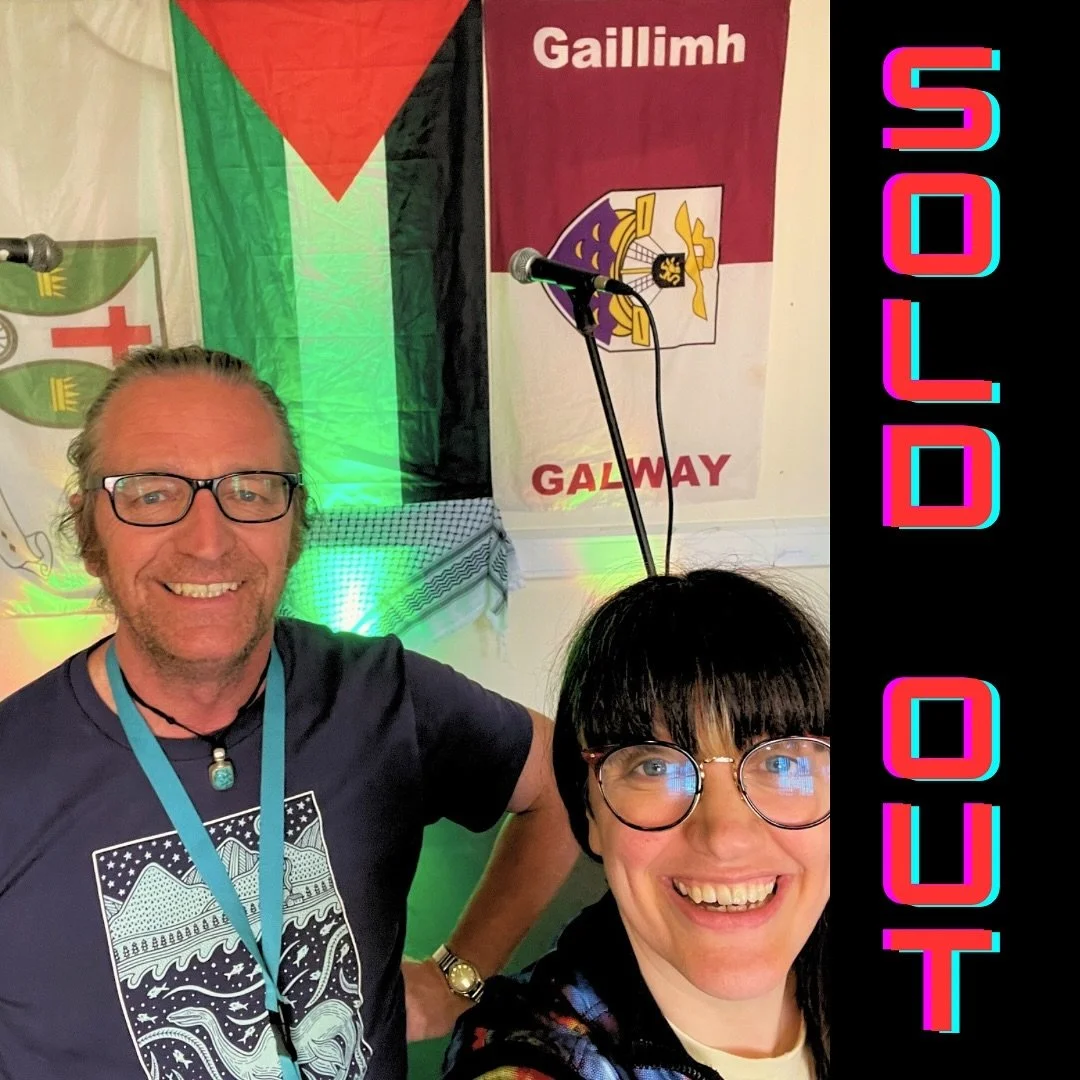We are SOLD OUT!!!
Thanks to everyone who bought tickets for 
An evening of song and poetry in aid of
Palestine Children&rsquo;s Relief Fund. 
Please donate to https://www.pcrf.net/

Presented by Sparkcatchers! with
Seamus Ruttledge | Padraig Stevens