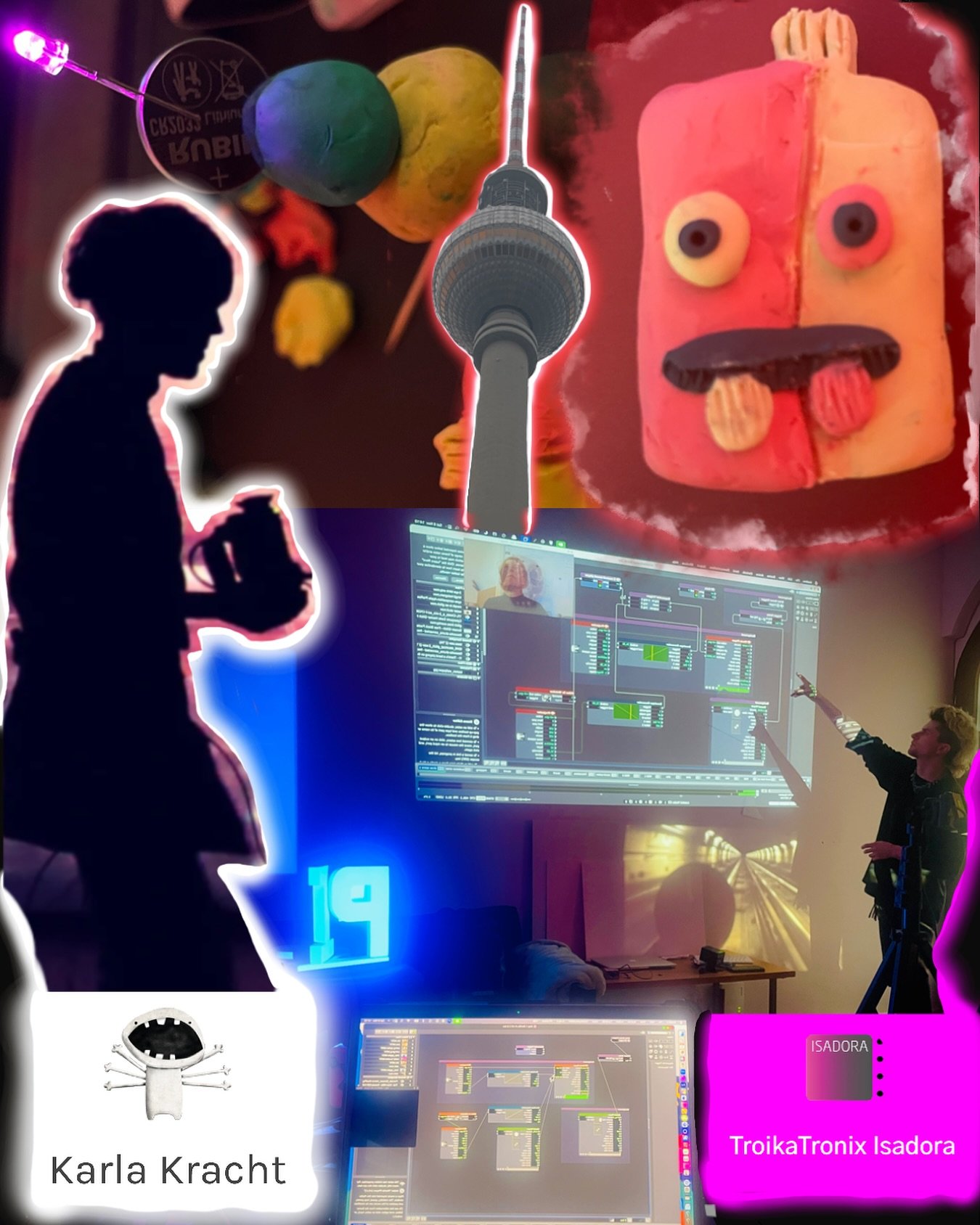 Amazing 4 day workshop led by @karlakr8 with @troikatronix_isadora -