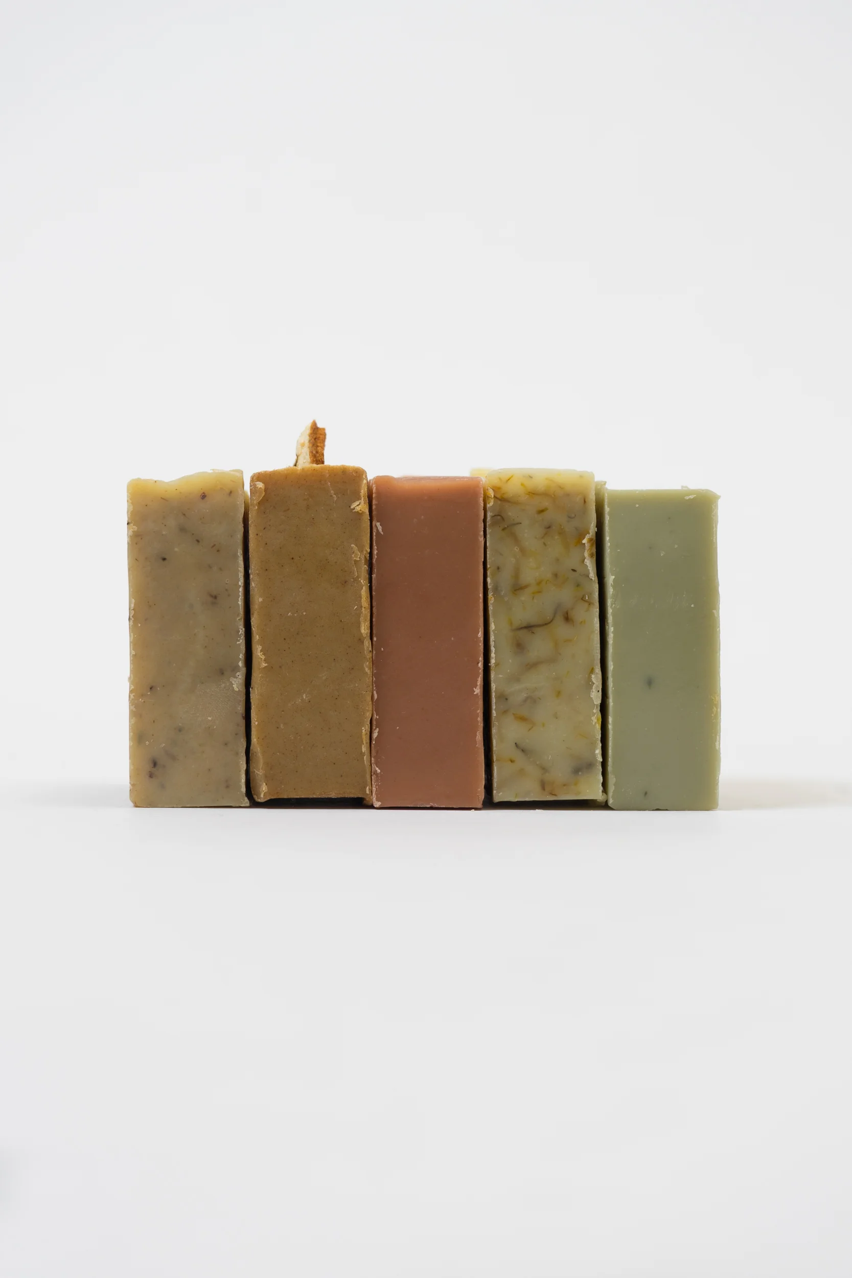 handmade pink clay vegan soap