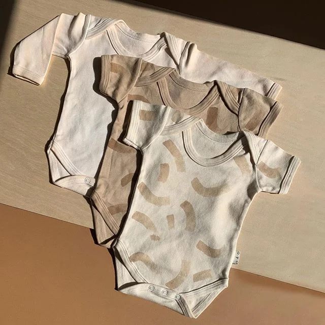 Did you know that harsh chemicals on standard cotton can irritate your babes sensitive skin and can lead to conditions like eczema. My plant dyed range has no nasties or harsh chemicals. Just 100% organic cotton, naturally dyed with the power of plants. The best start for your babe. Tap to shop.