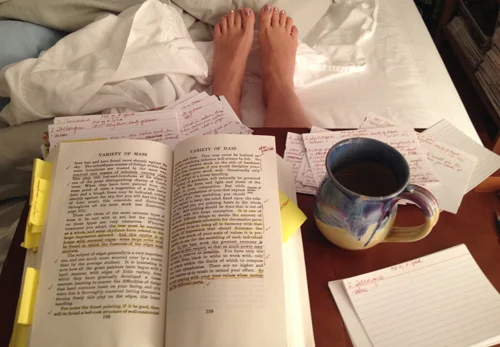 On the importance of finding time for study and reflection