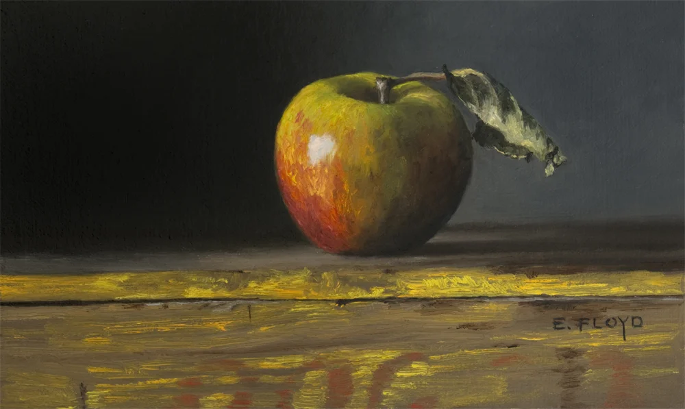 Cox Pippin Apple, 6 x 10 inches