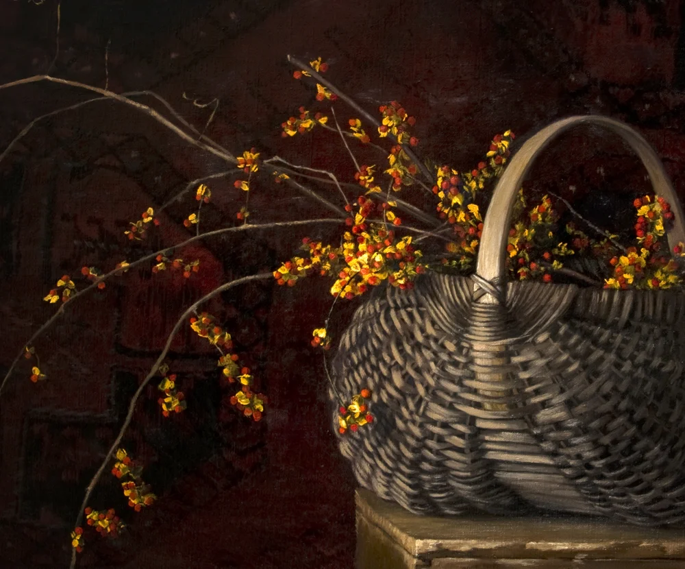 Creative Process: Bittersweet, 32 x 40 inches