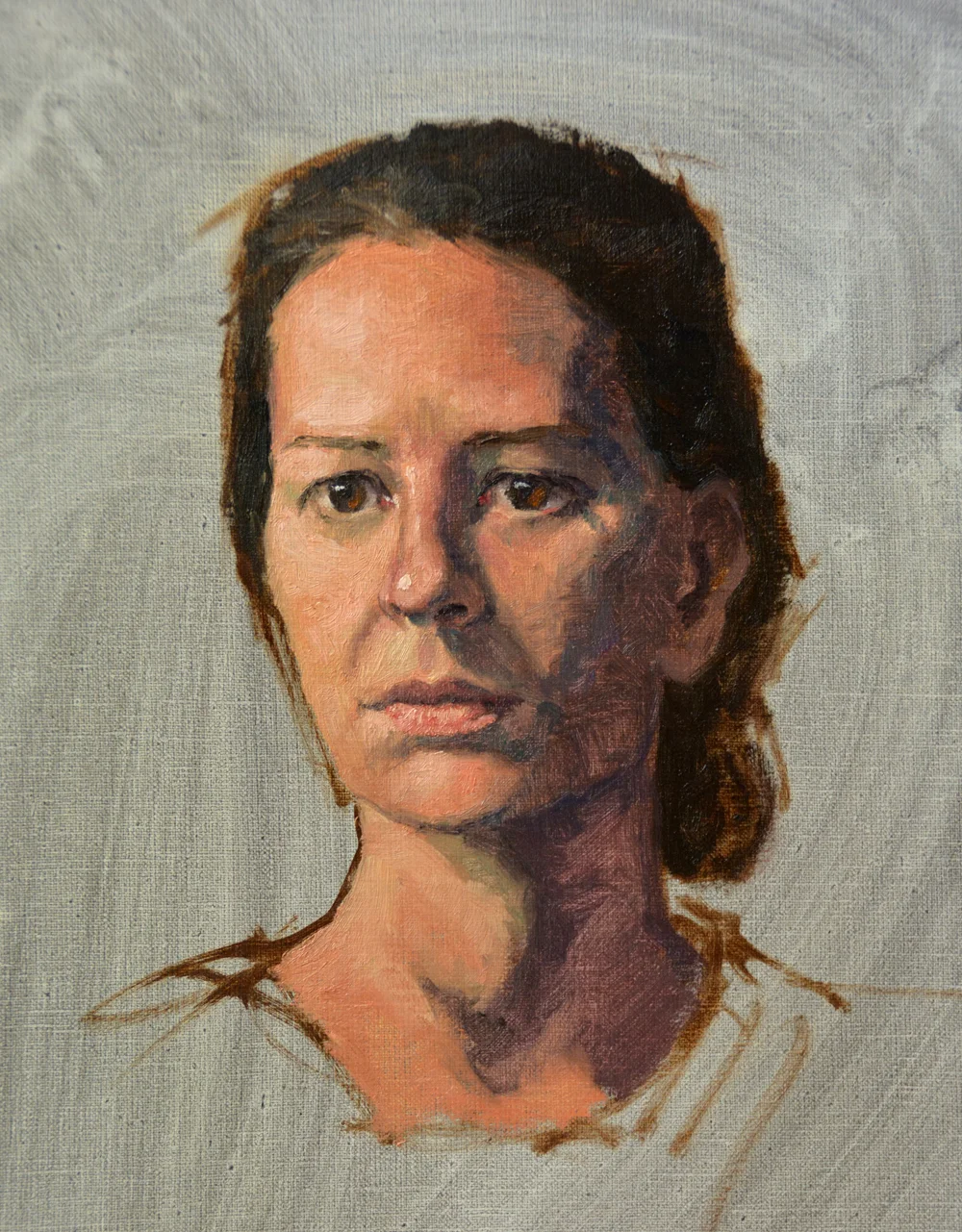 Three-Woman Exhibition and Portrait Painting Demo in August