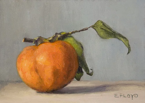 Persimmon {a new small painting}