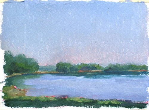 Working in Plein Air: Potomac River Series