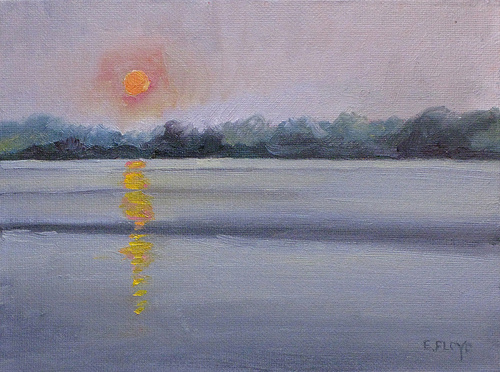 Working in Plein Air: Potomac River Series