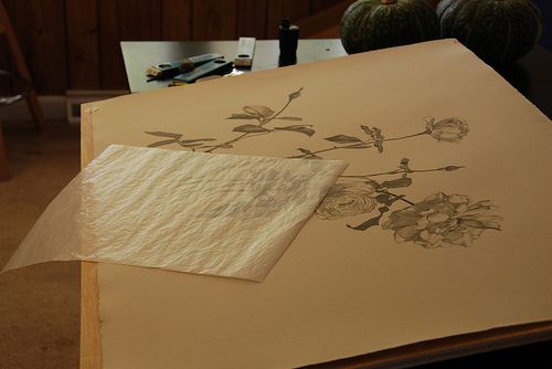 Working on a new drawing