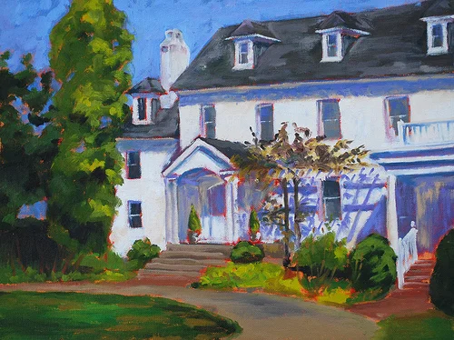 River Farm {Plein Air Painting}