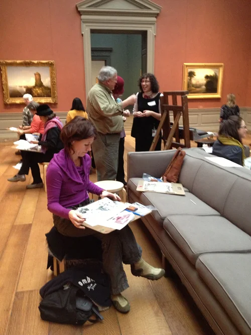 Second Beach, Newport by Worthington Whittridge: Background Research & the Drawing Salon