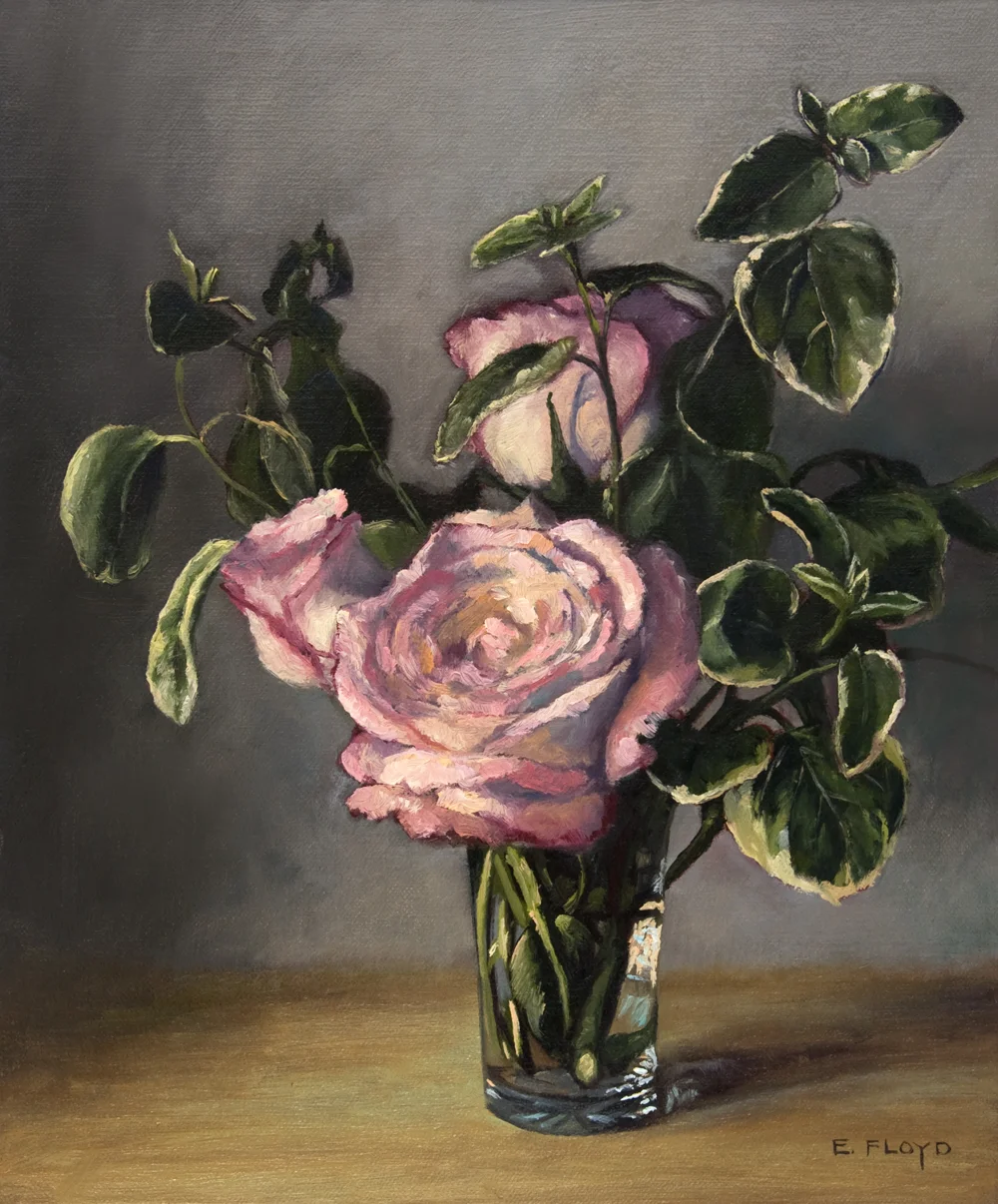 February Rose Bouquet, 12 x 10 inches