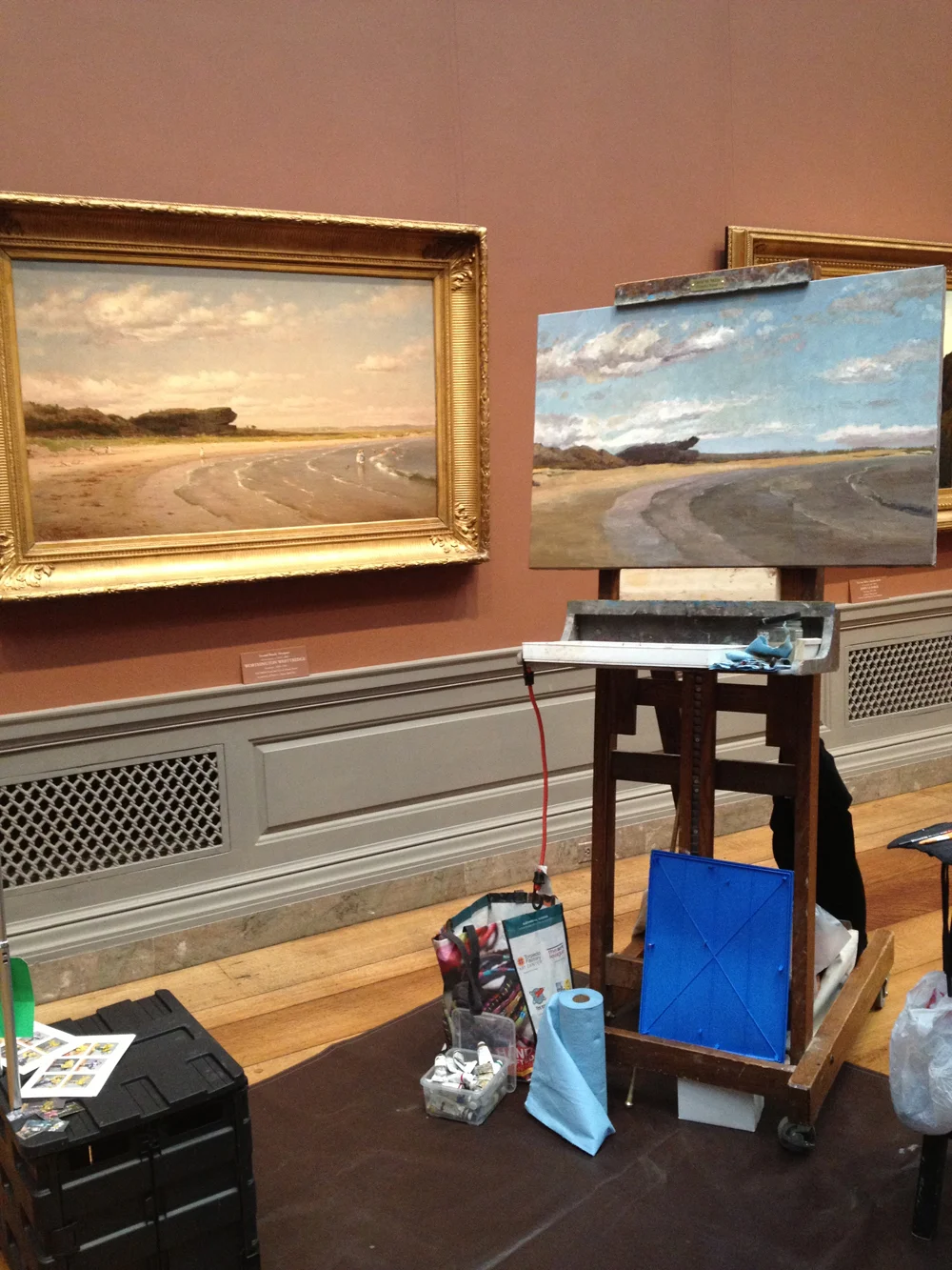 Second Beach, Newport by Worthington Whittridge: Session 3