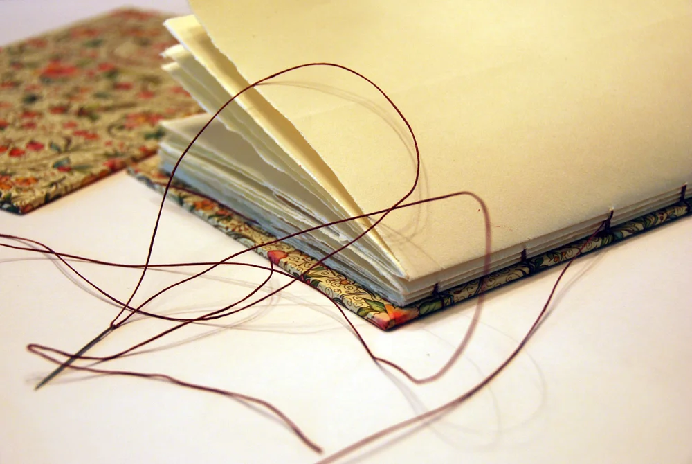 Making a Coptic-Stitch Bound Sketchbook