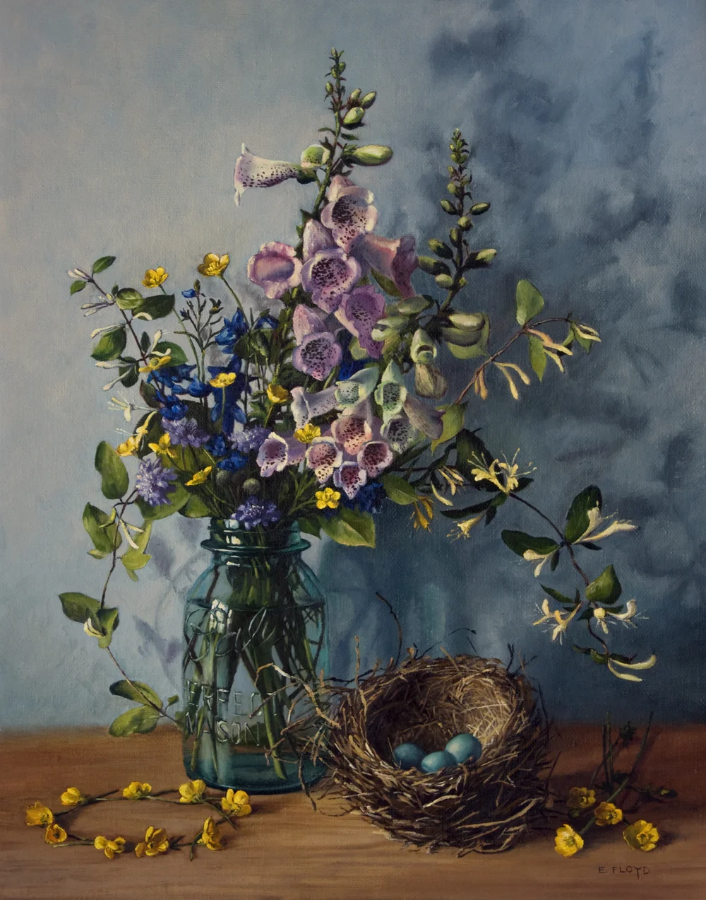 Hope, Love, and Expectations – Dreams of Spring, 30 x 24 inches