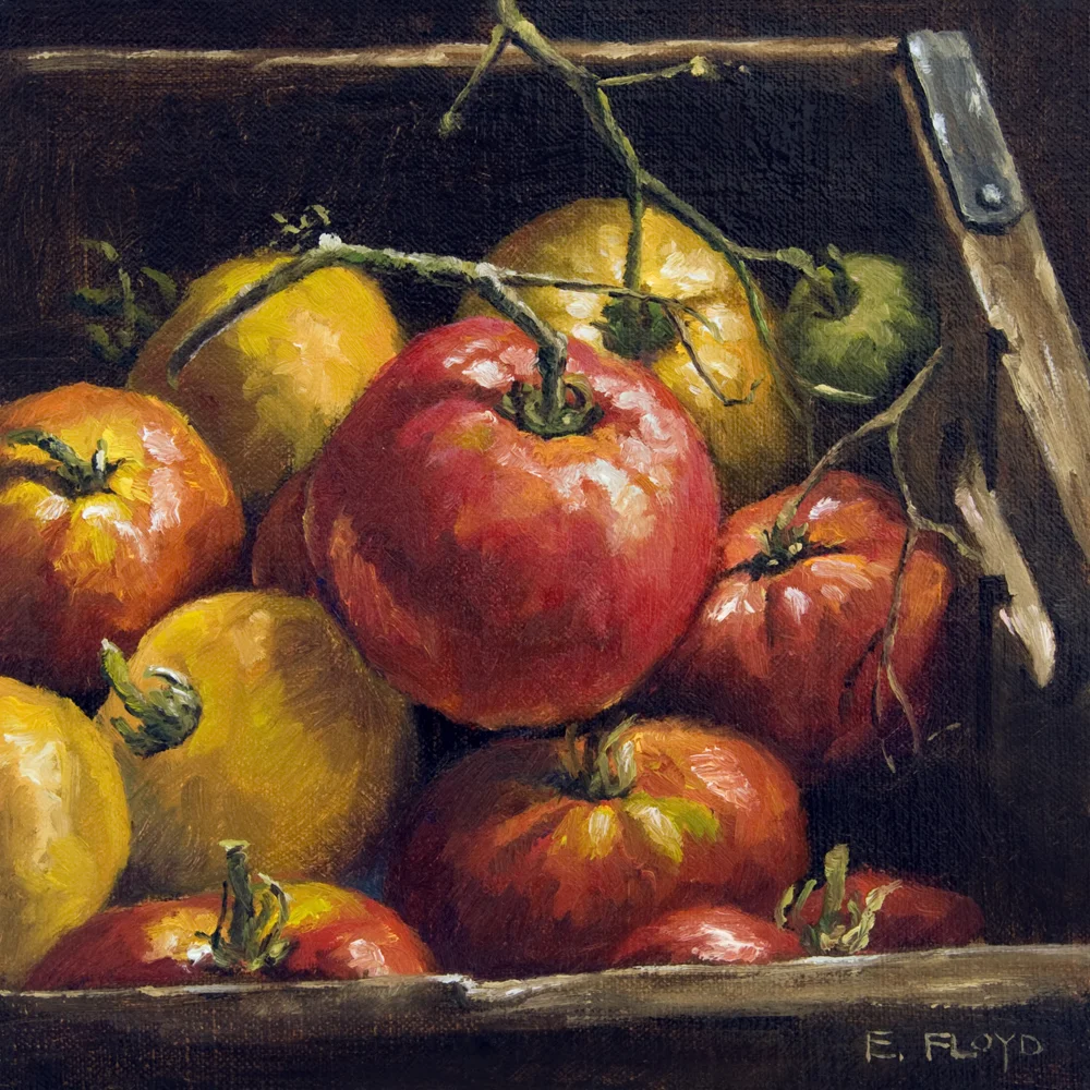 Garden Tomatoes, 8 x 8 inches