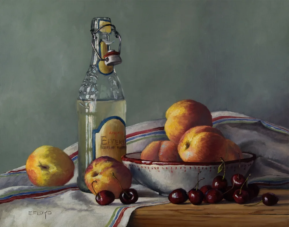 Summertime Refreshment, 16 x 20 inches 