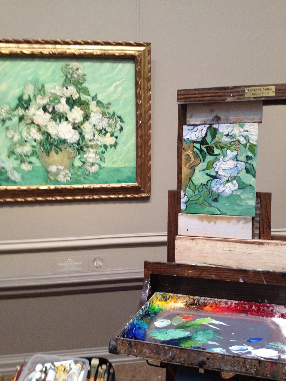 Roses by Vincent Van Gogh:  Session 1