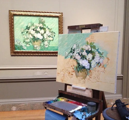 Roses by Vincent Van Gogh: Session 6