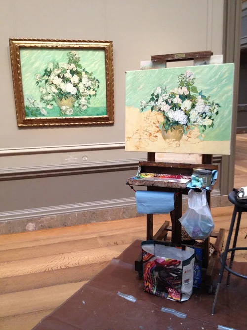 Roses by Vincent Van Gogh: Session 7