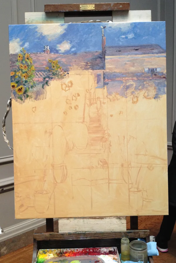 The Artist's Garden at Vétheuil by Claude Monet: Session 1