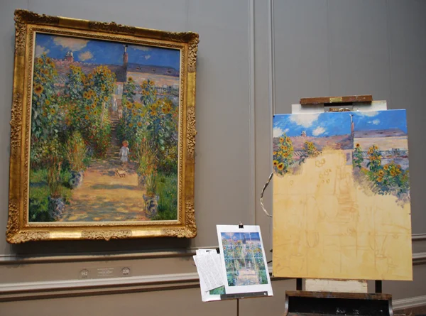 The Artist’s Garden at Vétheuil by Claude Monet: Session 2