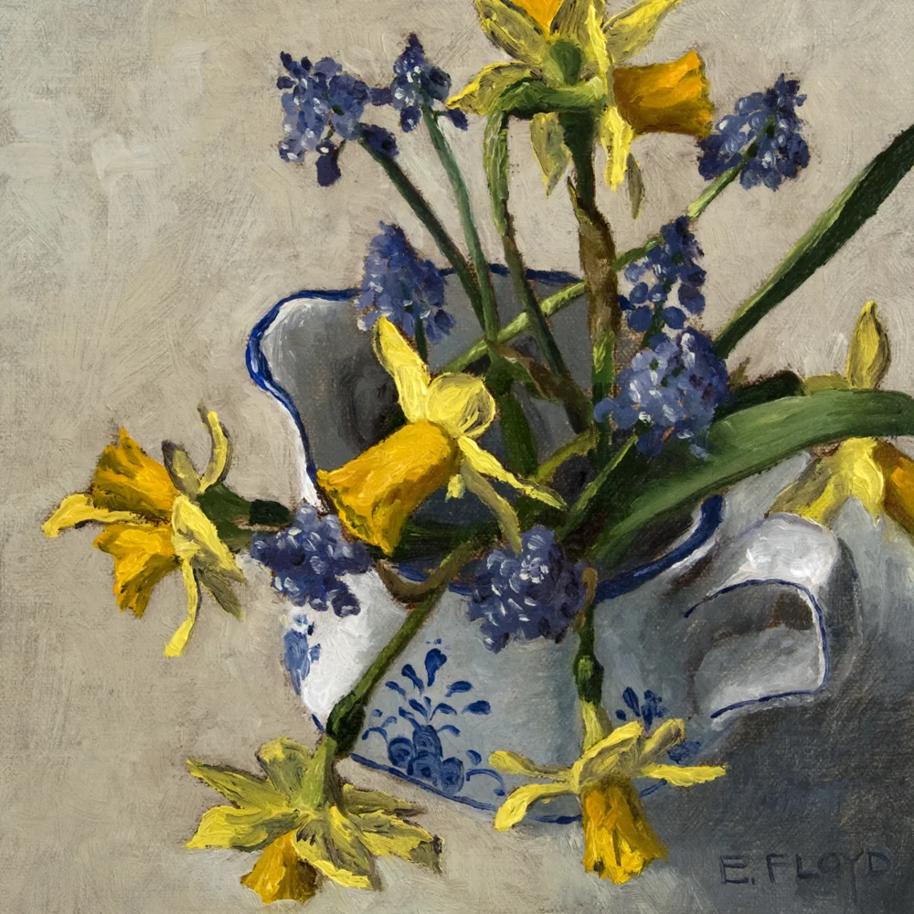 Early Spring Creamer, 8 x 8 inches 