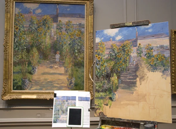 The Artist’s Garden at Vétheuil by Claude Monet: Session 4