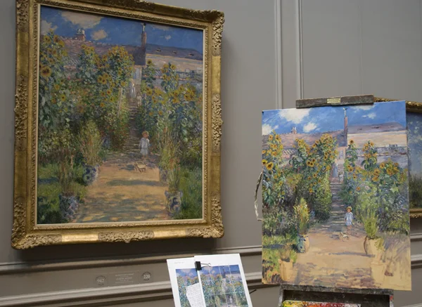 The Artist’s Garden at Vétheuil by Claude Monet: Session 5