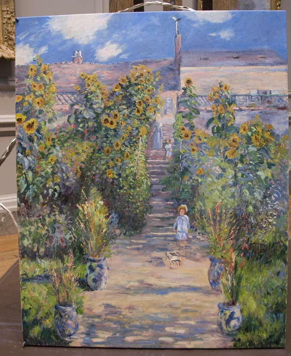 The Artist's Garden at Vétheuil by Claude Monet: Final Session