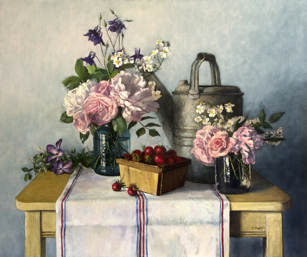 In and Out of the Garden, 30 x 36 inches