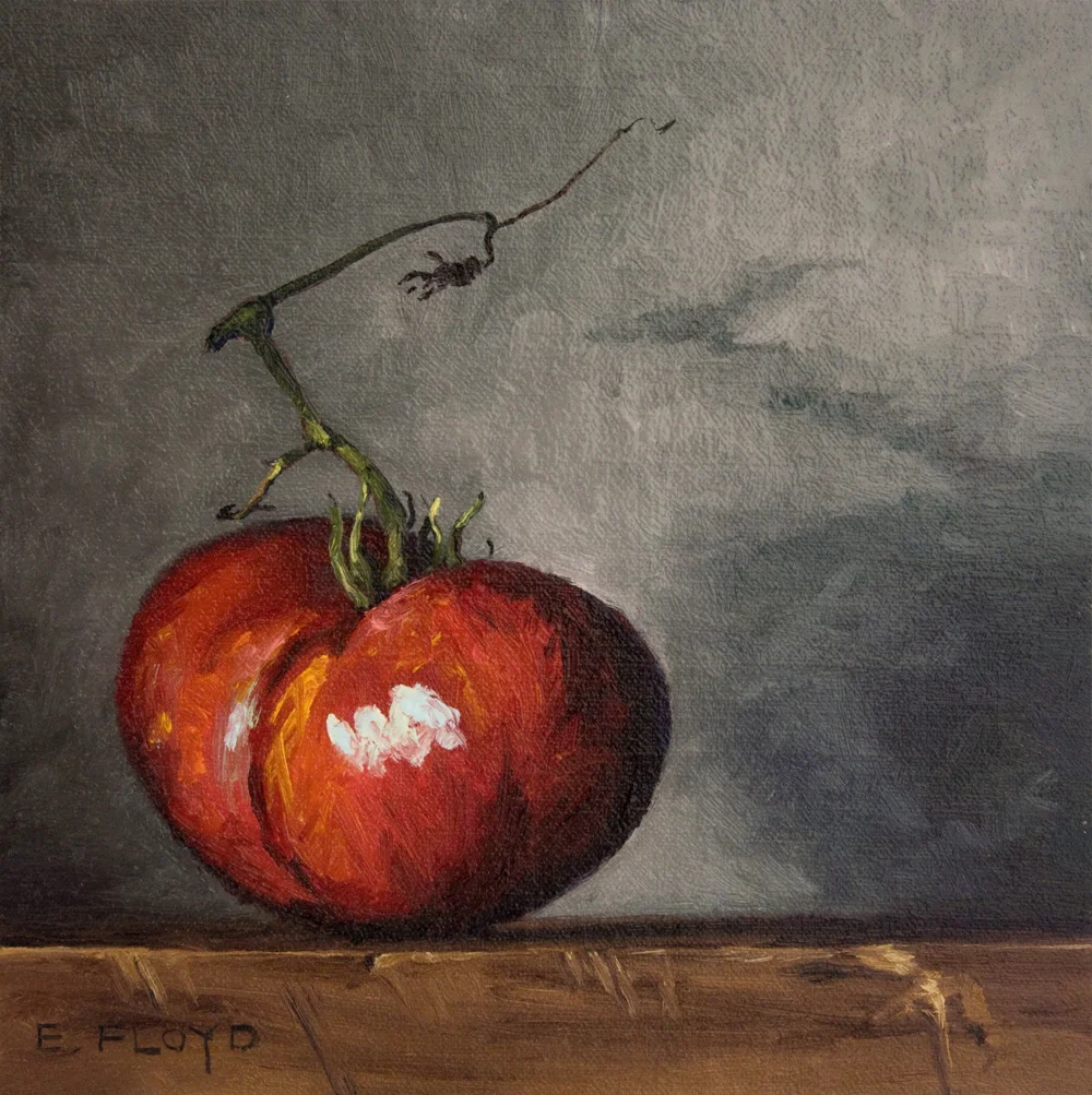 Heirloom Tomato #9, 8 x 8 inches